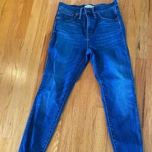 Madewell 10" High-Rise Skinny Jean Size 28